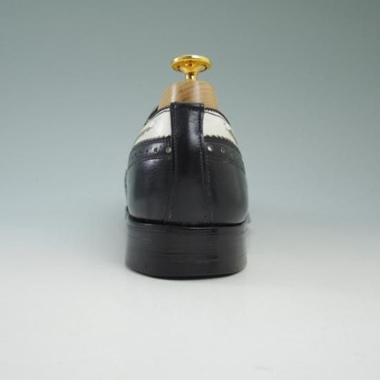 極美品★'80s(英)テクニック社製 UK7程度/US8D 【★(米)THE BRITISH ISLES COLLECTION別注品】 コンビ色/タッセルローファー/technic★b218