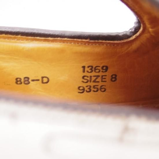 極美品★'80s(英)テクニック社製 UK7程度/US8D 【★(米)THE BRITISH ISLES COLLECTION別注品】 コンビ色/タッセルローファー/technic★b218