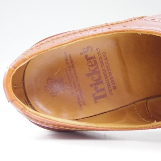 極美品★トリッカーズ SIZE 7 【★マロンアンティーク/BOURTON/バートン】 5633/カントリーシューズ/短靴/Tricker's★b221