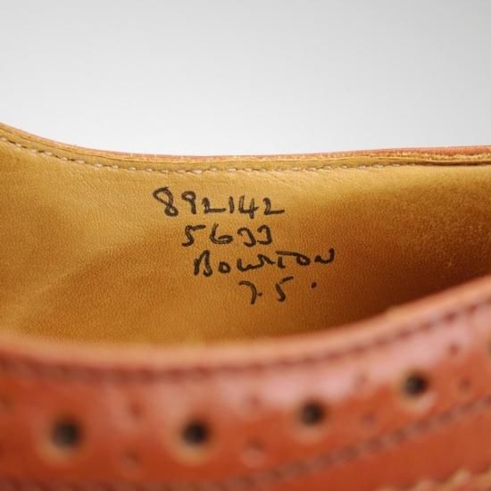 極美品★トリッカーズ SIZE 7 【★マロンアンティーク/BOURTON/バートン】 5633/カントリーシューズ/短靴/Tricker's★b221