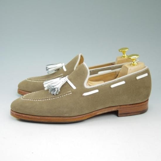 極美品★クロケット＆ジョーンズ 6E 【★トレーディングポスト別注品/Trading Post】GUERNSEY/341ラスト/Crockett＆Jones★b223