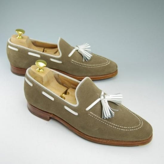 極美品★クロケット＆ジョーンズ 6E 【★トレーディングポスト別注品/Trading Post】GUERNSEY/341ラスト/Crockett＆Jones★b223