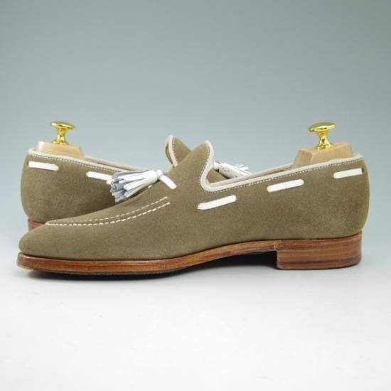 極美品★クロケット＆ジョーンズ 6E 【★トレーディングポスト別注品/Trading Post】GUERNSEY/341ラスト/Crockett＆Jones★b223