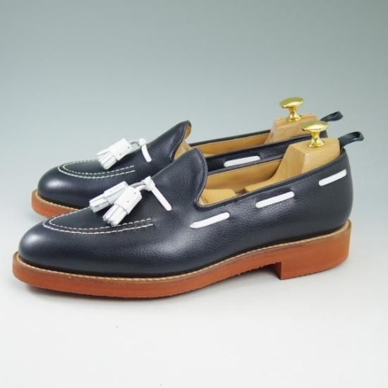未使用★クロケット＆ジョーンズ UK7.5/US8D 【★ブルックスブラザーズ別注】ブラックフリースCrockett＆Jones★b224