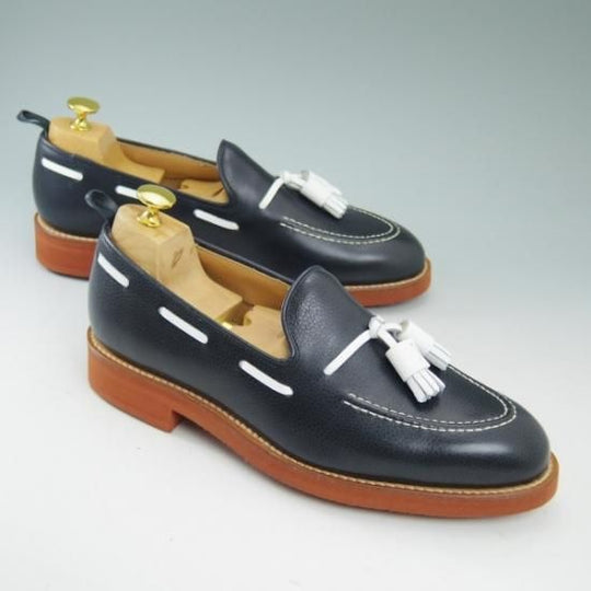 未使用★クロケット＆ジョーンズ UK7.5/US8D 【★ブルックスブラザーズ別注】ブラックフリースCrockett＆Jones★b224