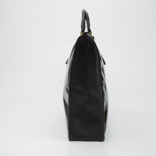 美品★フェリージ【定価8万円程度★9841/ブリーフケース】パテント/黒/エナメル/メンズ ビジネス バッグ/Felisi★N4840