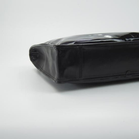 美品★フェリージ【定価8万円程度★9841/ブリーフケース】パテント/黒/エナメル/メンズ ビジネス バッグ/Felisi★N4840