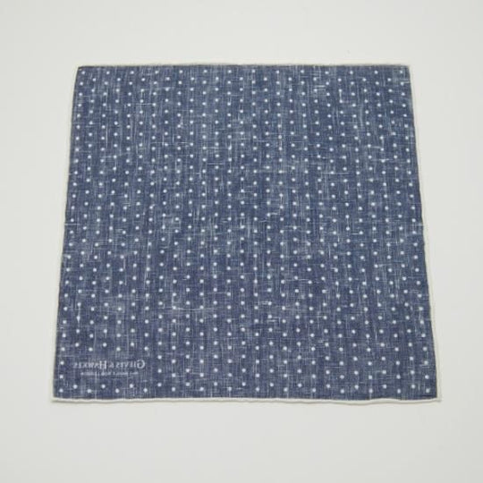 未使用★(英)GIEVES & HAWKES【★チーフ/ポケットチーフ】麻/メンズ/ギーブス&ホークス★b229