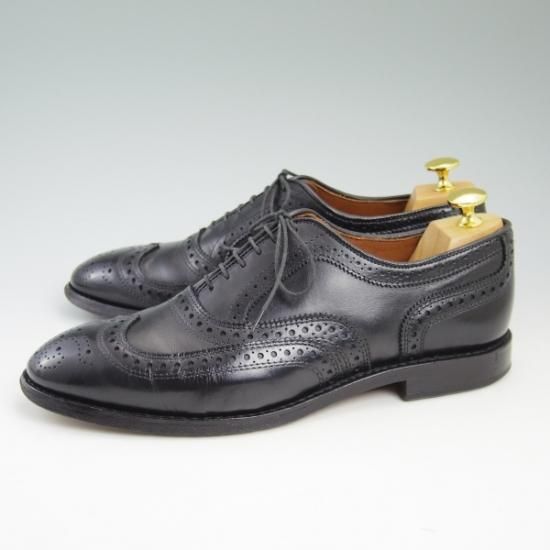 極上★(米)アレンエドモンズ 7.5E【★フルブローグ/McAllister】カーフ/黒/メンズ/ALLEN EDMONDS★b233