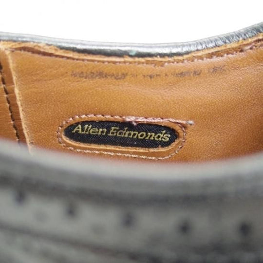 極上★(米)アレンエドモンズ 7.5E【★フルブローグ/McAllister】カーフ/黒/メンズ/ALLEN EDMONDS★b233