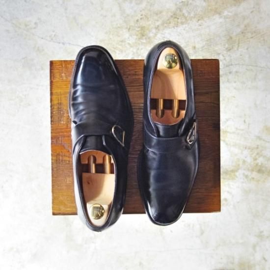 ★信義 SIZE 7【超希少★靴のハシモト/関 信義】モンクストラップ★b234