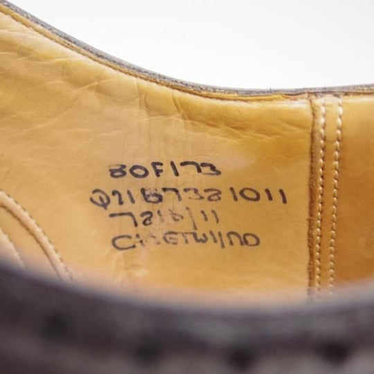 極上★チャーチ 80F 【★チェットウィンド/CHETWYND】 173ラスト/4都市ロゴ/フルブローグ/Church's★b237