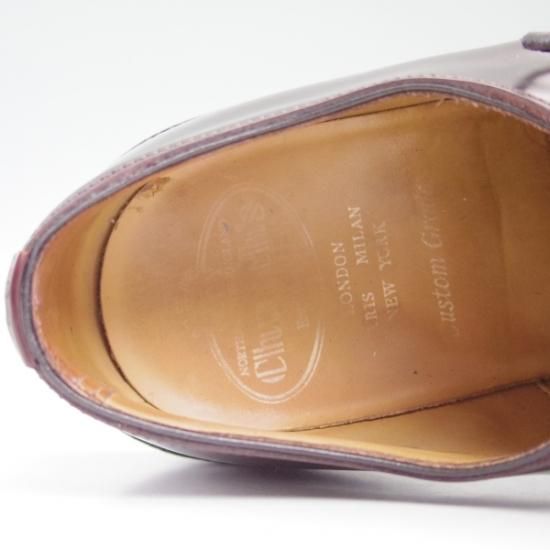 極上★チャーチ 80F 【★シャノン/SHANNON】 103ラスト/ポリッシュドバインダーカーフ/プレーントゥ/Church's★b238