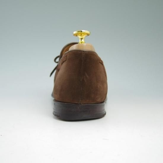 ★クロケット&ジョーンズ 7.5E 【★ヘイリング/HAYLING】 スエード/リボンローファー/Crockett&Jones★b239