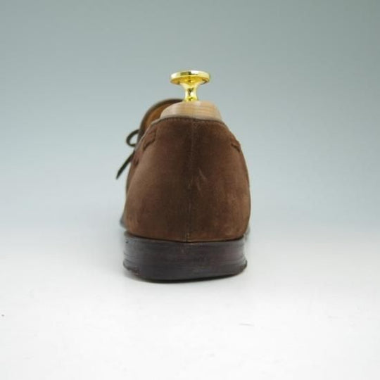 ★クロケット&ジョーンズ 7.5E 【★ヘイリング/HAYLING】 スエード/リボンローファー/Crockett&Jones★b239