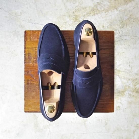 美品★クロケット&ジョーンズ 7E 【★ユナイテッドアローズ別注】 SELSEY/366ラスト/UNITED ARROWS/コインローファー/Crockett&Jones★b240