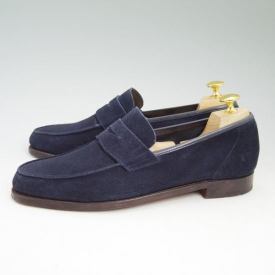 美品★クロケット&ジョーンズ 7E 【★ユナイテッドアローズ別注】 SELSEY/366ラスト/UNITED ARROWS/コインローファー/Crockett&Jones★b240