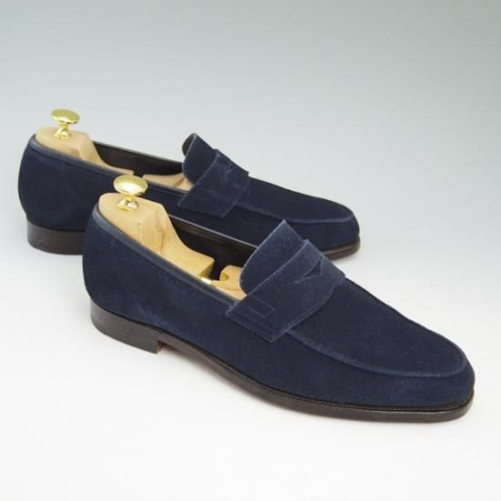 美品★クロケット&ジョーンズ 7E 【★ユナイテッドアローズ別注】 SELSEY/366ラスト/UNITED ARROWS/コインローファー/Crockett&Jones★b240