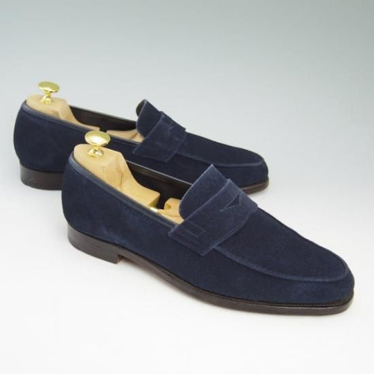 美品★クロケット&ジョーンズ 7E 【★ユナイテッドアローズ別注】 SELSEY/366ラスト/UNITED ARROWS/コインローファー/Crockett&Jones★b240