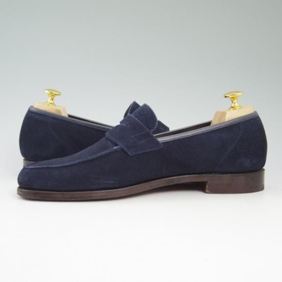 美品★クロケット&ジョーンズ 7E 【★ユナイテッドアローズ別注】 SELSEY/366ラスト/UNITED ARROWS/コインローファー/Crockett&Jones★b240