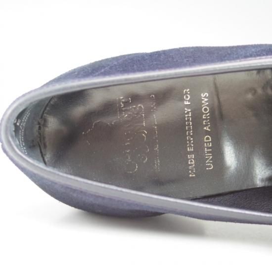 美品★クロケット&ジョーンズ 7E 【★ユナイテッドアローズ別注】 SELSEY/366ラスト/UNITED ARROWS/コインローファー/Crockett&Jones★b240