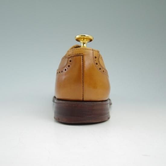 美品★クロケット&ジョーンズ 6E 【★ビームス別注/BEAMS】 366ラスト/チェアマン/CHAIRMAN/セミブローグ/Crockett&Jones★b241