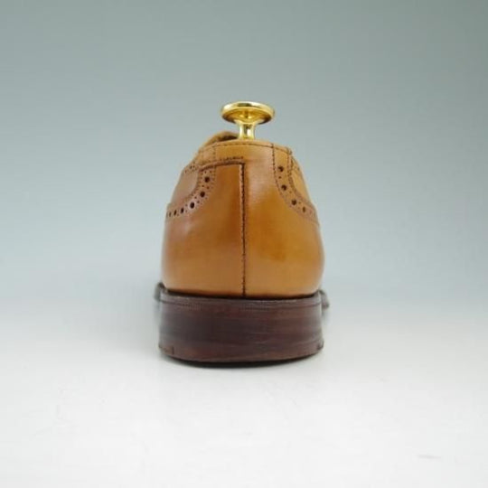 美品★クロケット&ジョーンズ 6E 【★ビームス別注/BEAMS】 366ラスト/チェアマン/CHAIRMAN/セミブローグ/Crockett&Jones★b241
