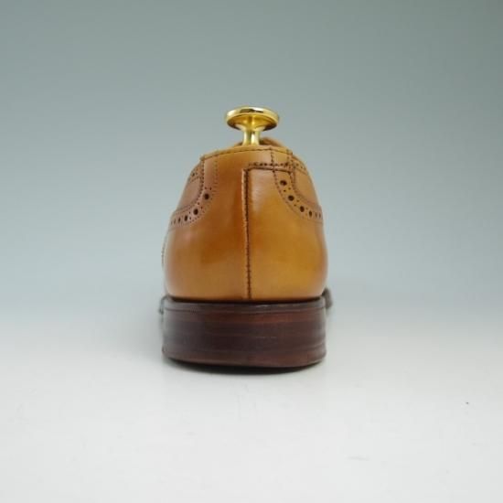 美品★クロケット&ジョーンズ 6E 【★ビームス別注/BEAMS】 366ラスト/チェアマン/CHAIRMAN/セミブローグ/Crockett&Jones★b241
