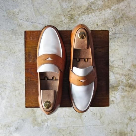 極上★クロケット&ジョーンズ UK7/US7.5D 【★ブルックスブラザーズ別注品】Peal&co/BROOKS BROTHERS/ローファー/Crockett&Jones★b242