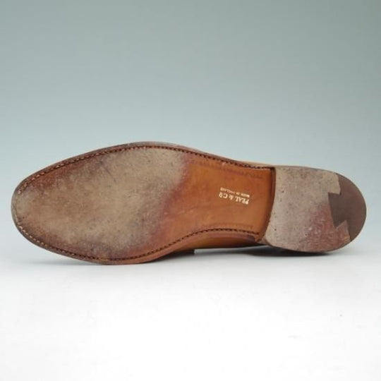 極上★クロケット&ジョーンズ UK7/US7.5D 【★ブルックスブラザーズ別注品】Peal&co/BROOKS BROTHERS/ローファー/Crockett&Jones★b242
