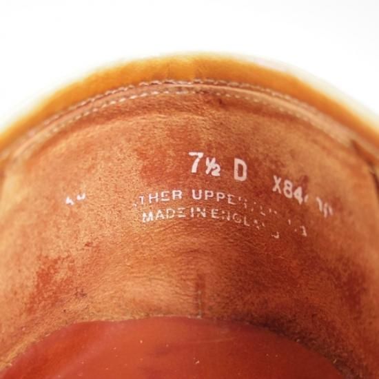 極上★クロケット&ジョーンズ UK7/US7.5D 【★ブルックスブラザーズ別注品】Peal&co/BROOKS BROTHERS/ローファー/Crockett&Jones★b242