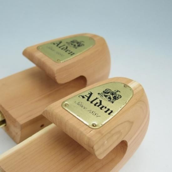 美品★オールデン Mサイズ /【ロチェスター製★ 純正シューツリー/木製シューキーパー/ROCHESTER】ALDEN★b244