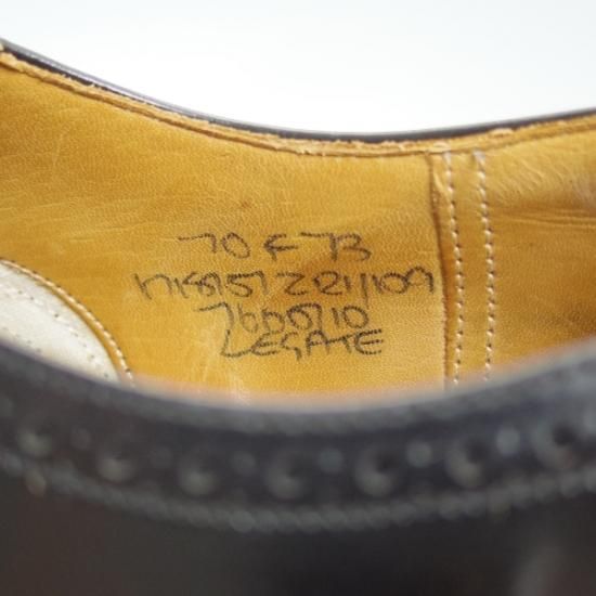 美品★チャーチ 70F/UK7【★ブックバインダーカーフ/73ラスト】ルゲート/LEGATE/旧チャーチ/3都市ロゴ/クォーターブローグ/Church's★b245