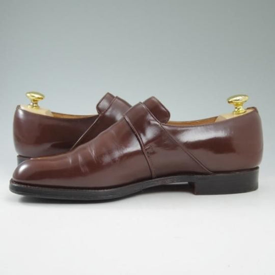 美品★チャーチ 70F/UK7【★ブックバインダーカーフ/73ラスト】WESTBURY/旧チャーチ/3都市ロゴ/モンクストラップ/Church's★b246