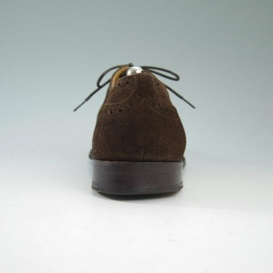 極上★チャーチ 70F/UK7【★ディプロマット似寄りモデル/73ラスト】Perth/パース/スエード/セミブローグ/DIPLOMAT/Church's★b247