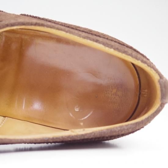 極上★チャーチ 70F/UK7【★ディプロマット似寄りモデル/73ラスト】Perth/パース/スエード/セミブローグ/DIPLOMAT/Church's★b247