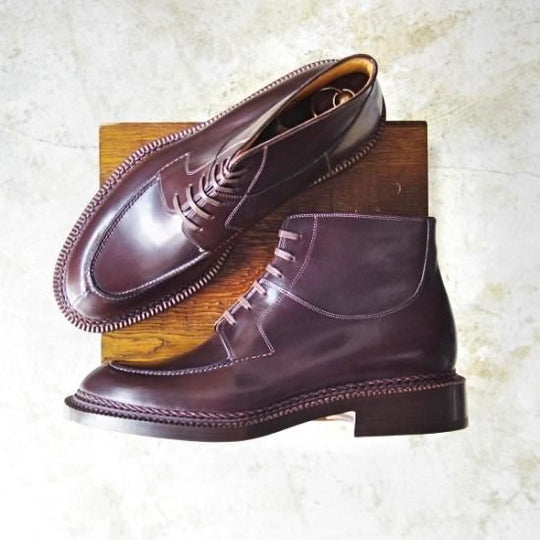 新品★サントーニ SIZE 8.5【★希少!!スキンステッチ&ノルベジェーゼ仕様】ブーツ/Santoni★b252