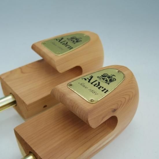 美品★オールデン Mサイズ【ロチェスター製★純正シューツリー/木製シューキーパー/ROCHESTER】ALDEN★b253