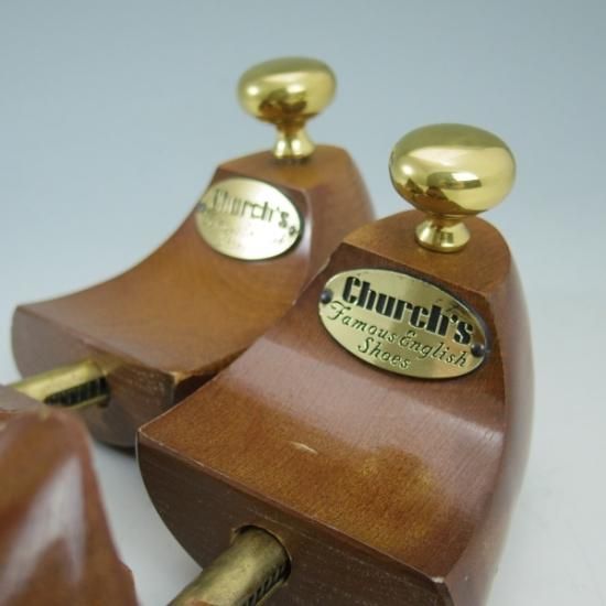 希少★旧チャーチ時代のシューツリー SIZE 7【★ダンケルマン製/DUNKELMAN】622/純正/木製シューキーパー/DASCO/ダスコ社/Church's★b254