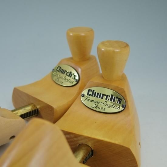 希少★旧チャーチ時代のシューツリー SIZE 7【★ダンケルマン製/DUNKELMAN】631/純正/木製シューキーパー/DASCO/ダスコ社/Church's★b255