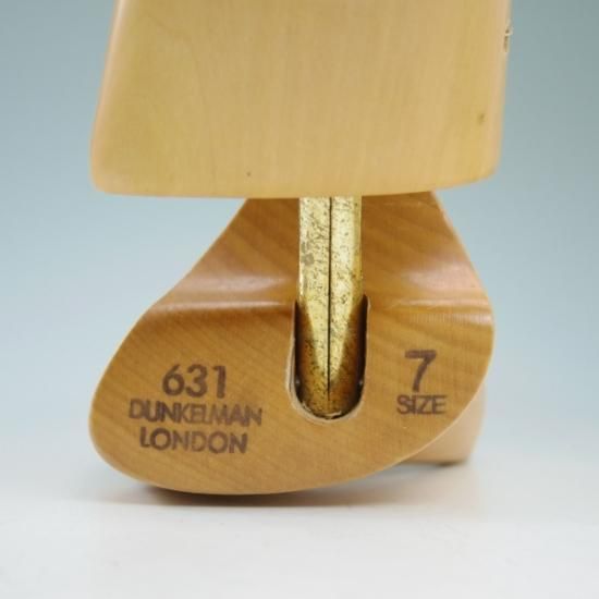 希少★旧チャーチ時代のシューツリー SIZE 7【★ダンケルマン製/DUNKELMAN】631/純正/木製シューキーパー/DASCO/ダスコ社/Church's★b255