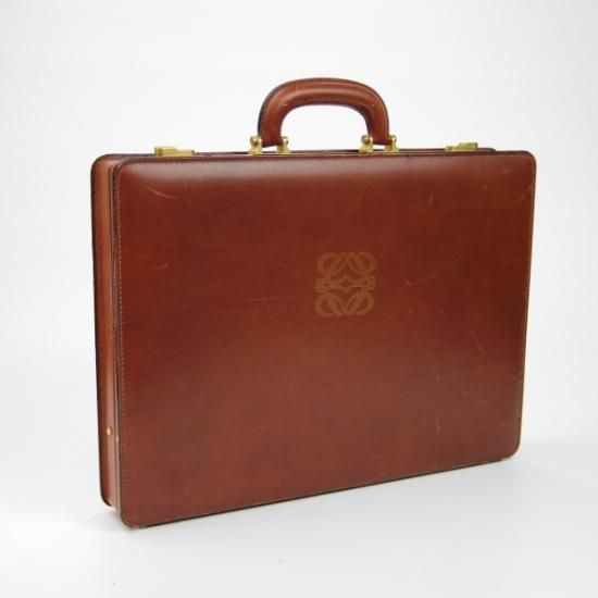 極上★ロエベ/LOEWE【★鞄】アタッシュケース/メンズ レザー ビジネス バッグ★N4847