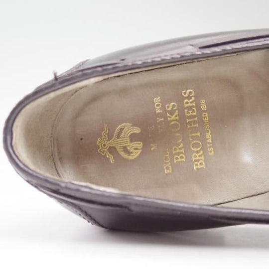 美品★オールデン 7.5D【★ブルックスブラザーズ別注】アバディーンラスト/770/BROOKS BROTHERS/タッセルローファー/Alden★b261