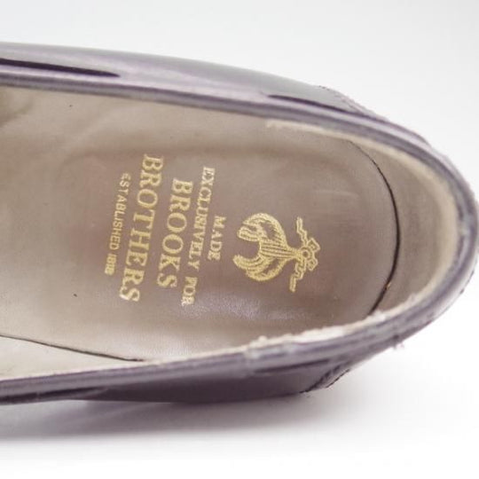 美品★オールデン 7.5D【★ブルックスブラザーズ別注】アバディーンラスト/770/BROOKS BROTHERS/タッセルローファー/Alden★b261