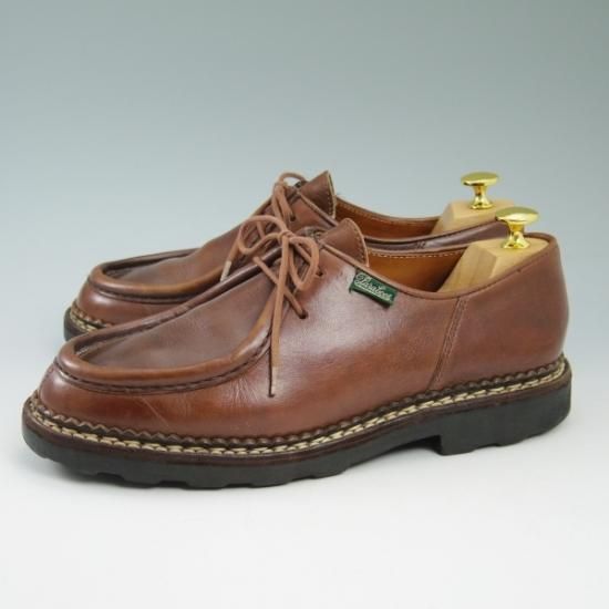 極上★パラブーツ SIZE 41【★旧ロゴ/ミカエル】マルシェソール/MICHAEL/チロリアンシューズ/Paraboot★b262