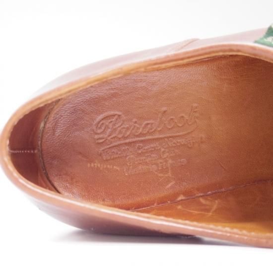 極上★パラブーツ SIZE 41【★旧ロゴ/ミカエル】マルシェソール/MICHAEL/チロリアンシューズ/Paraboot★b262