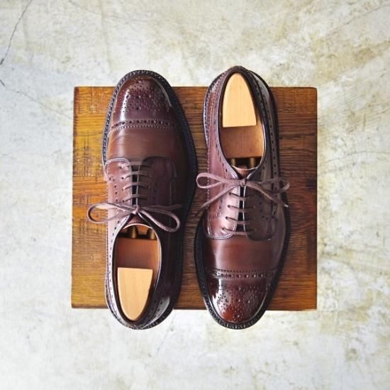 美品★チャーチ 50F【★希少!!Chelmsford/チェルムズフォード】100ラスト/4都市ロゴ/セミブローグ/Church's★b264