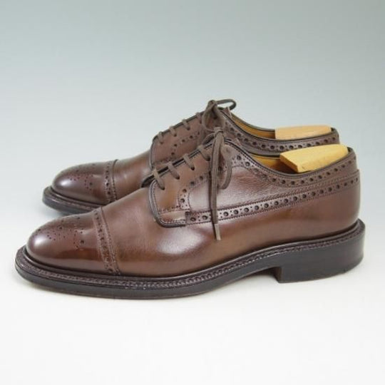 美品★チャーチ 50F【★希少!!Chelmsford/チェルムズフォード】100ラスト/4都市ロゴ/セミブローグ/Church's★b264