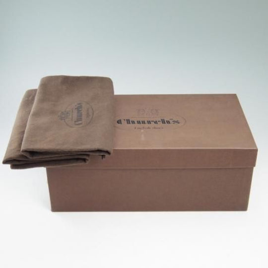 美品★チャーチ 50F【★希少!!Chelmsford/チェルムズフォード】100ラスト/4都市ロゴ/セミブローグ/Church's★b264