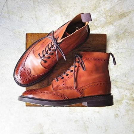 美品★トリッカーズ SIZE 8.5【★ダイナイトソール仕様】MALTON/モールトン/M2508/カントリー ブーツ/Tricker's★b268